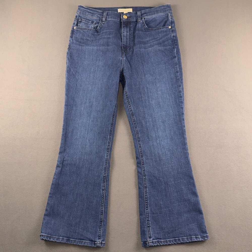 Current Elliott Vista Flare Jeans Medium Wash Blue Denim Size 31‎ CE1011CN6